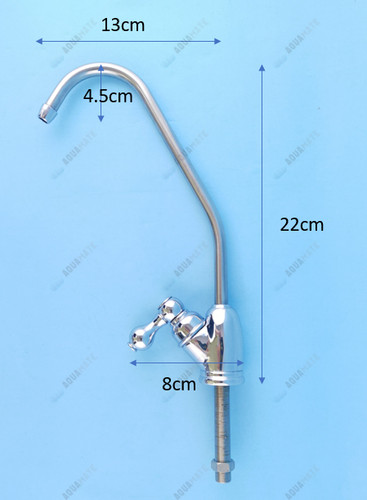 Premium chrom wasserhahn - chrom, 1/4"